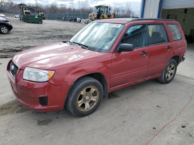 JF1SG636X7H737392 - 2007 SUBARU FORESTER 2.5X RED photo 1