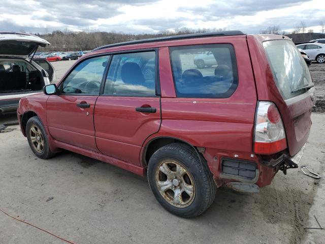 JF1SG636X7H737392 - 2007 SUBARU FORESTER 2.5X RED photo 2