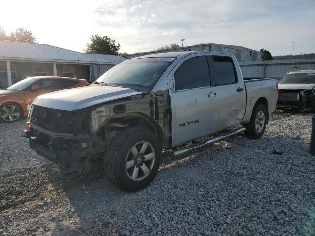 1N6AA0EK3AN324797 - 2010 NISSAN TITAN XE SILVER photo 1