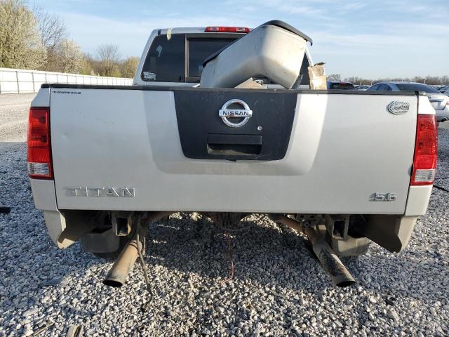 1N6AA0EK3AN324797 - 2010 NISSAN TITAN XE SILVER photo 6