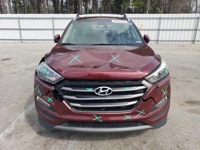 KM8J33A25GU196206 - 2016 HYUNDAI TUCSON LIMITED BURGUNDY photo 5