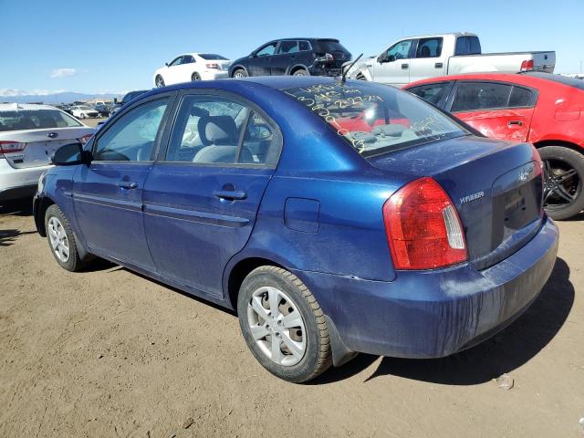 KMHCN46C39U283535 - 2009 HYUNDAI ACCENT GLS BLUE photo 2