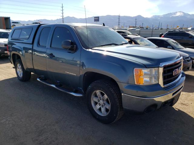 1GTR2VE32BZ378160 - 2011 GMC SIERRA K1500 SLE BLUE photo 4