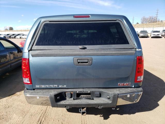 1GTR2VE32BZ378160 - 2011 GMC SIERRA K1500 SLE BLUE photo 6