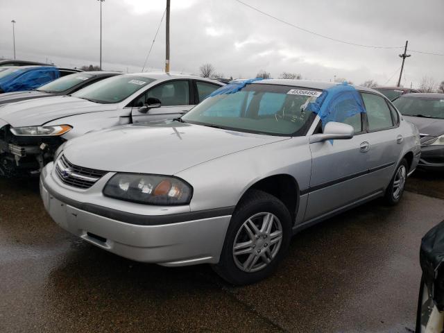 2G1WF52E839294491 - 2003 CHEVROLET IMPALA SILVER photo 2