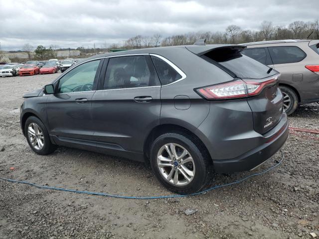 2FMTK3J80FBB63988 - 2015 FORD EDGE SEL CHARCOAL photo 2