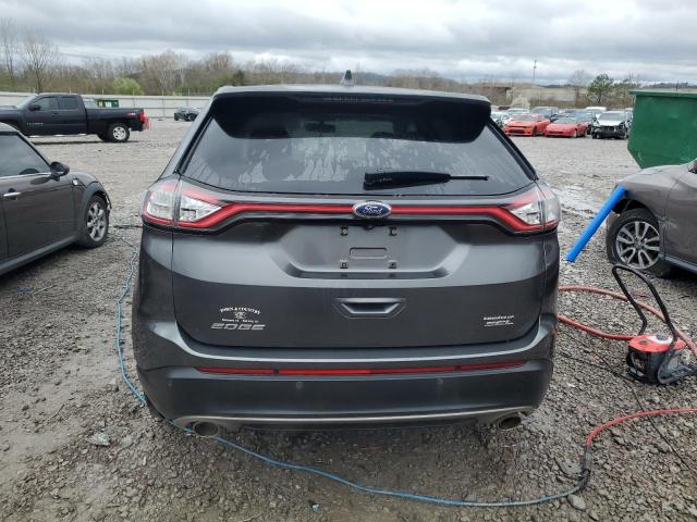 2FMTK3J80FBB63988 - 2015 FORD EDGE SEL CHARCOAL photo 6