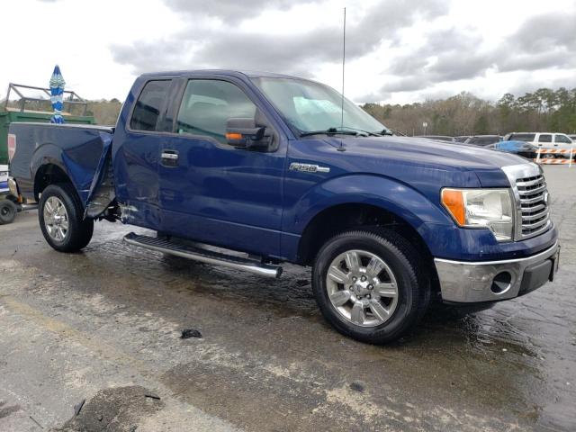 1FTEX1CM5CFA92830 - 2012 FORD F150 SUPER CAB BLUE photo 4