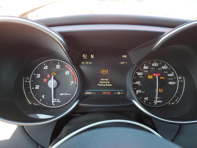 ZARFAEDN4J7597579 - 2018 ALFA ROMEO GIULIA Q4 წითელი ფოტო 9