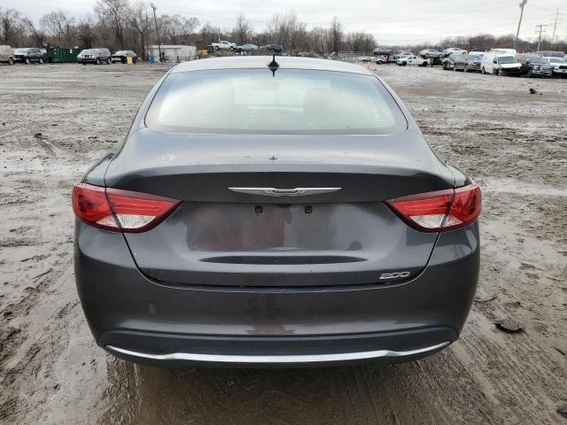 1C3CCCAB9GN192090 - 2016 CHRYSLER 200 LIMITED GRAY photo 6