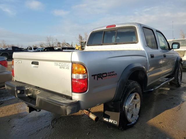 5TEHN72N63Z188095 - 2003 TOYOTA TACOMA DOUBLE CAB SILVER photo 3