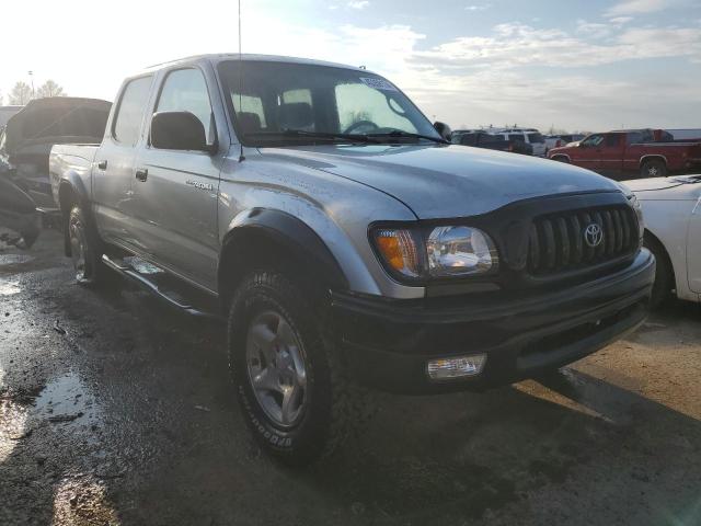 5TEHN72N63Z188095 - 2003 TOYOTA TACOMA DOUBLE CAB SILVER photo 4