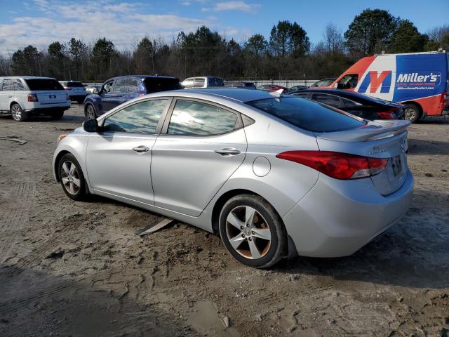 5NPDH4AE6DH432970 - 2013 HYUNDAI ELANTRA GLS SILVER photo 2