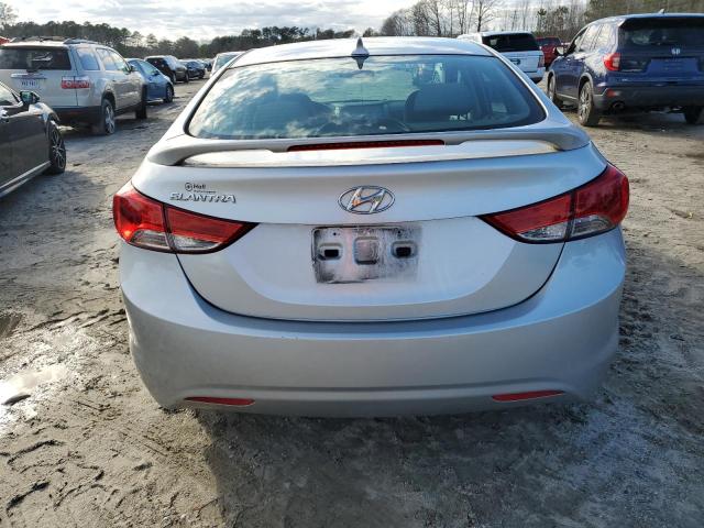 5NPDH4AE6DH432970 - 2013 HYUNDAI ELANTRA GLS SILVER photo 6