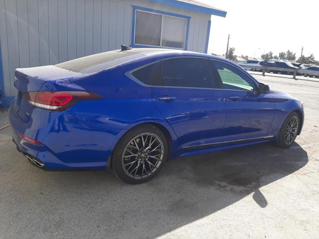 KMTFN4JB9LU329877 - 2020 GENESIS G80 BASE BLUE photo 3