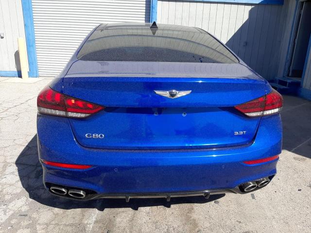 KMTFN4JB9LU329877 - 2020 GENESIS G80 BASE BLUE photo 6