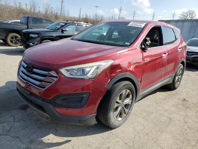 5XYZT3LB7GG317775 - 2016 HYUNDAI SANTA FE S MAROON photo 1