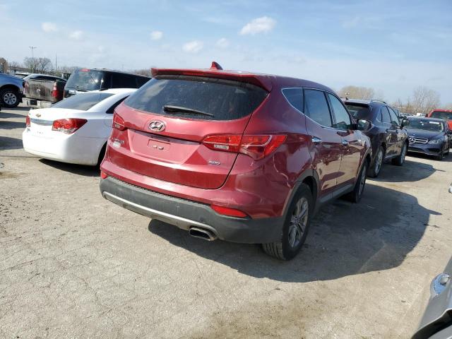 5XYZT3LB7GG317775 - 2016 HYUNDAI SANTA FE S MAROON photo 3