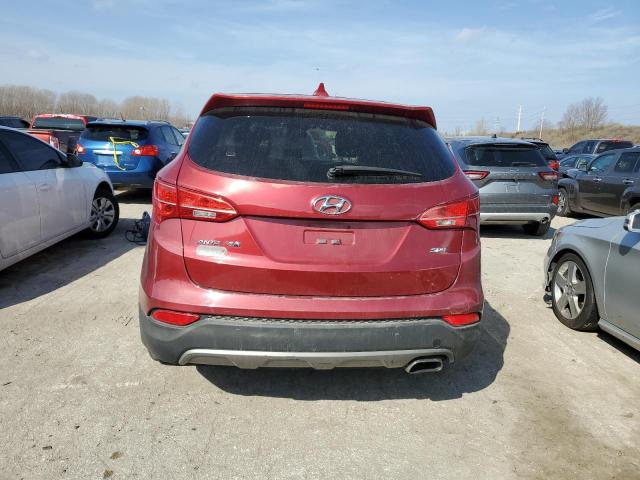 5XYZT3LB7GG317775 - 2016 HYUNDAI SANTA FE S MAROON photo 6