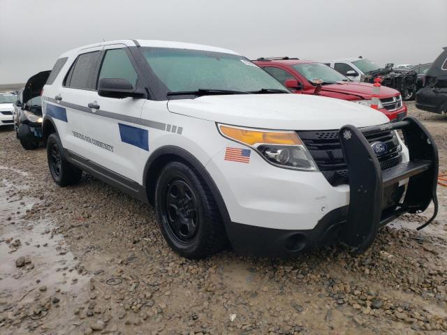 1FM5K8ARXFGB32514 - 2015 FORD EXPLORER POLICE INTERCEPTOR WHITE photo 4