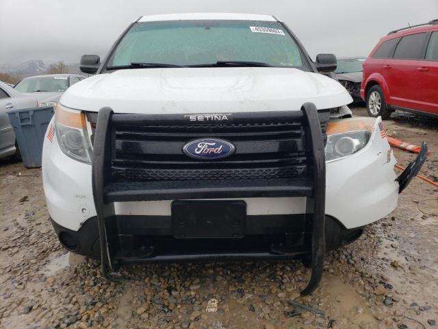 1FM5K8ARXFGB32514 - 2015 FORD EXPLORER POLICE INTERCEPTOR WHITE photo 5