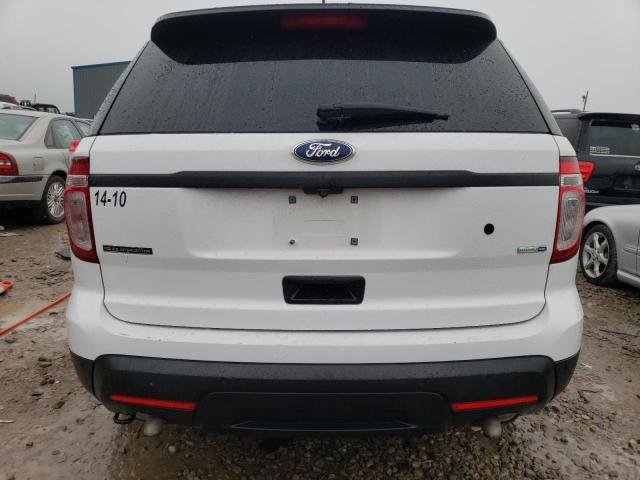 1FM5K8ARXFGB32514 - 2015 FORD EXPLORER POLICE INTERCEPTOR WHITE photo 6