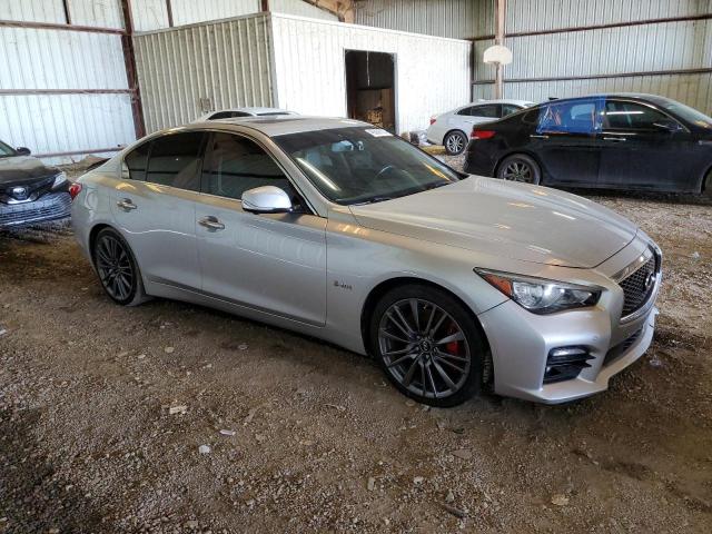 JN1FV7AP3HM850776 - 2017 INFINITI Q50 RED SPORT 400 SILVER photo 4