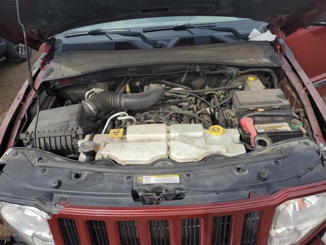 1J8GN28K99W524171 - 2009 JEEP LIBERTY SPORT RED photo 11