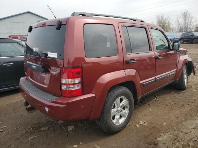 1J8GN28K99W524171 - 2009 JEEP LIBERTY SPORT RED photo 3