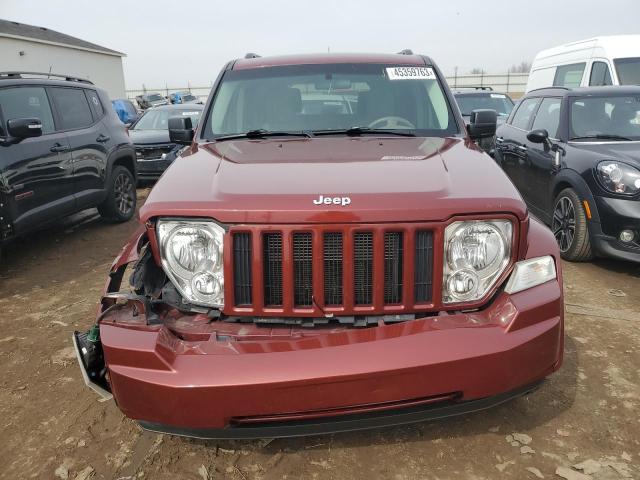 1J8GN28K99W524171 - 2009 JEEP LIBERTY SPORT RED photo 5