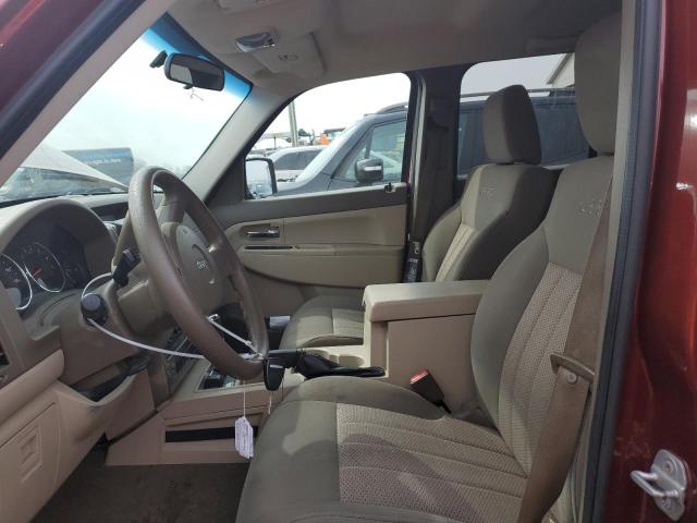 1J8GN28K99W524171 - 2009 JEEP LIBERTY SPORT RED photo 7