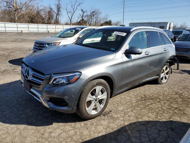 WDC0G4KB9JV037080 - 2018 MERCEDES-BENZ GLC 300 4MATIC GRAY photo 1