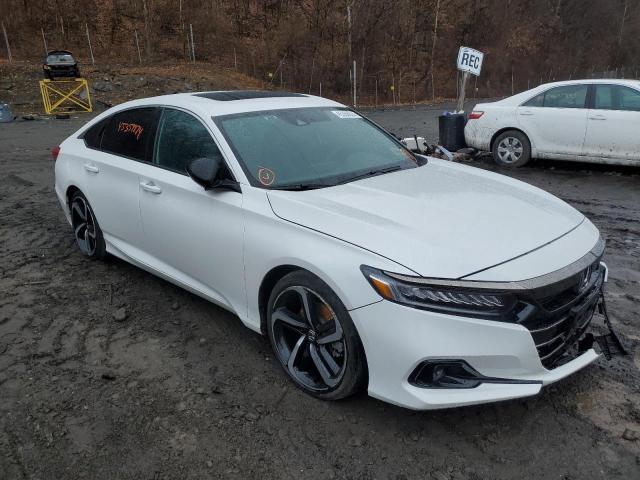 1HGCV2F3XNA009240 - 2022 HONDA ACCORD SPORT WHITE photo 4