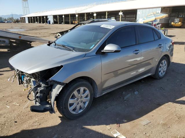 3KPA24AD6ME393216 - 2021 KIA RIO LX CHARCOAL photo 1