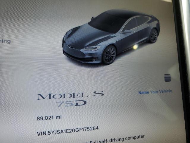 5YJSA1E20GF175284 - 2016 TESLA MODEL S CHARCOAL photo 13