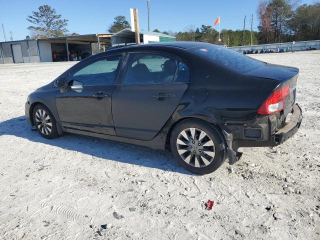2HGFA16929H342966 - 2009 HONDA CIVIC EXL შავი ფოტო 2