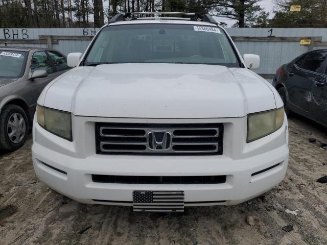 2HJYK16526H568627 - 2006 HONDA RIDGELINE RTL WHITE photo 5