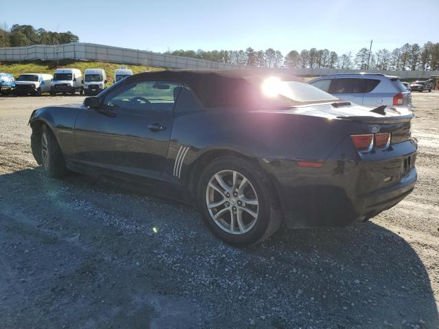 2G1FB3D30D9126065 - 2013 CHEVROLET CAMARO LT BLACK photo 2