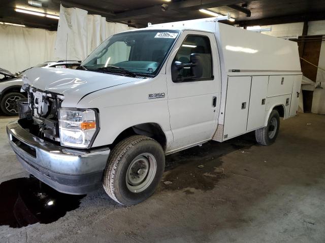 1FDWE3FN0NDC30925 - 2022 FORD ECONOLINE E350 SUPER DUTY CUTAWAY VAN WHITE photo 1