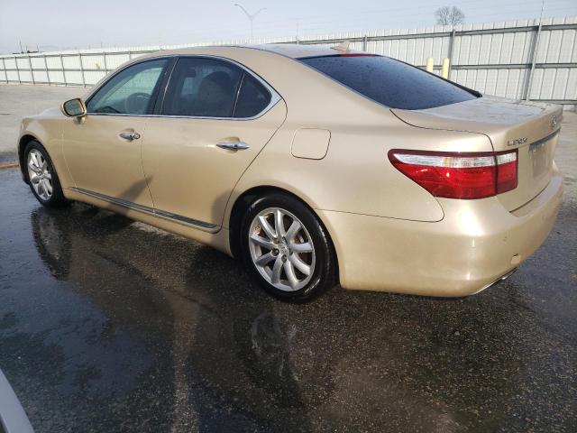 JTHBL46F685061806 - 2008 LEXUS LS 460 GOLD photo 2