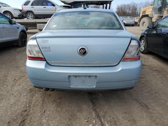 1MEHM42W38G602943 - 2008 MERCURY SABLE PREMIER BLUE photo 6