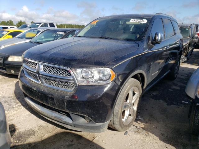 1D4SD5GT8BC592942 - 2011 DODGE DURANGO CITADEL BLACK photo 1