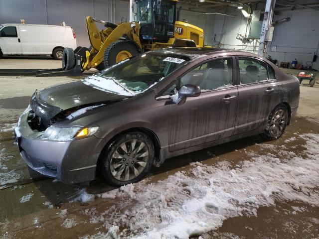 2HGFA1F00AH026620 - 2010 HONDA CIVIC EXL ყავისფერი ფოტო 1