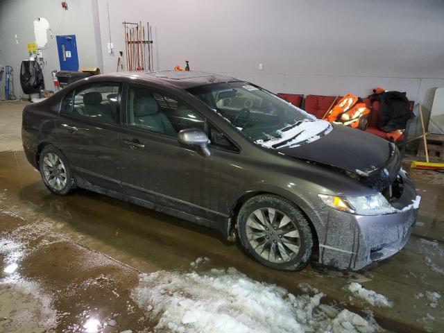 2HGFA1F00AH026620 - 2010 HONDA CIVIC EXL ყავისფერი ფოტო 4