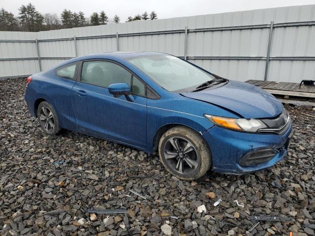 2HGFG3B89FH512081 - 2015 HONDA CIVIC EX BLUE photo 4