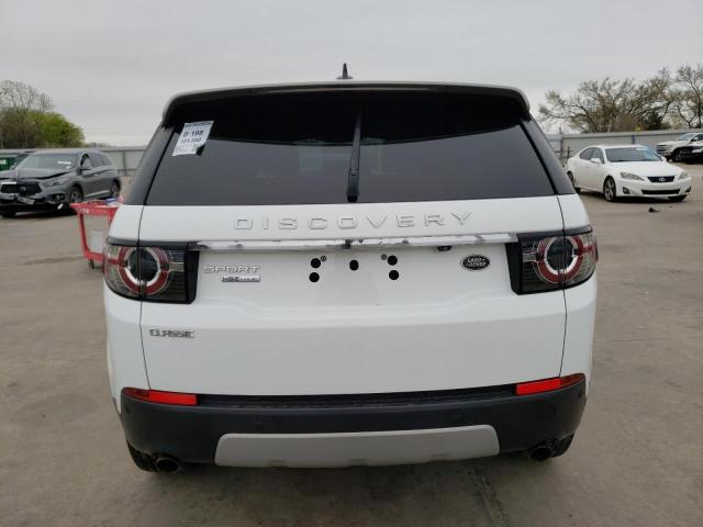 SALCT2BG1GH549379 - 2016 LAND ROVER DISCOVERY HSE LUXURY WHITE photo 6