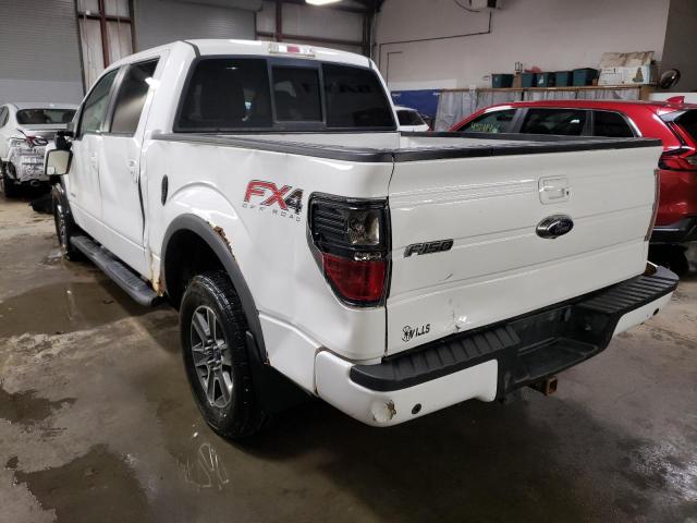 1FTFW1ET1CFC79316 - 2012 FORD F150 SUPERCREW WHITE photo 2