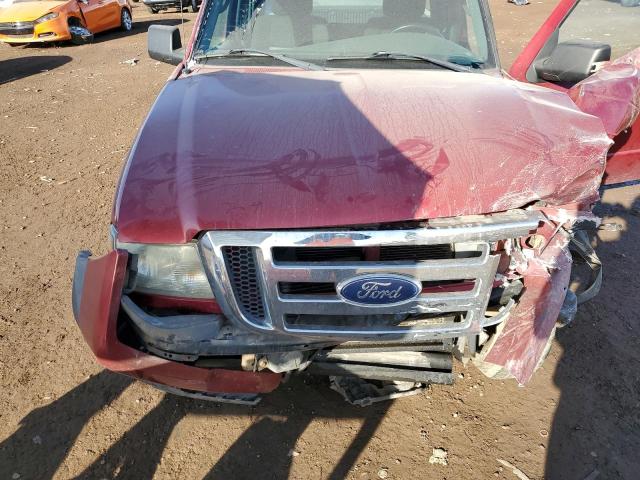 1FTKR4EE5APA62271 - 2010 FORD RANGER SUPER CAB BURGUNDY photo 11