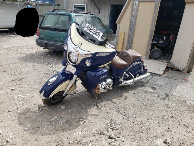 56KTRAAA6G3332706 - 2016 INDIAN MOTORCYCLE CO. ROADMASTER BLUE photo 2