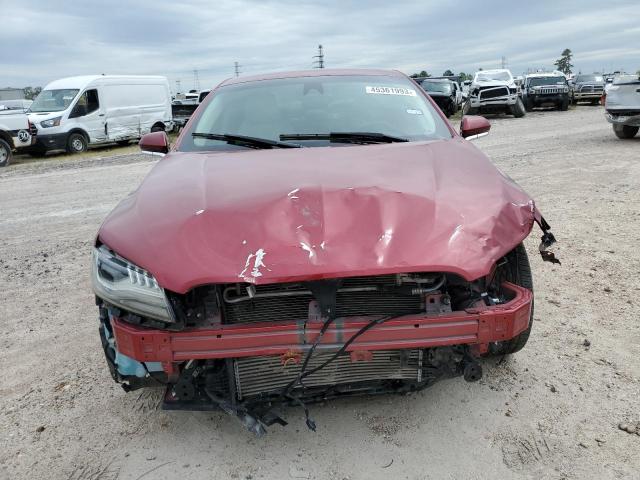 3LN6L5C95KR601735 - 2019 LINCOLN MKZ RESERVE I RED photo 5